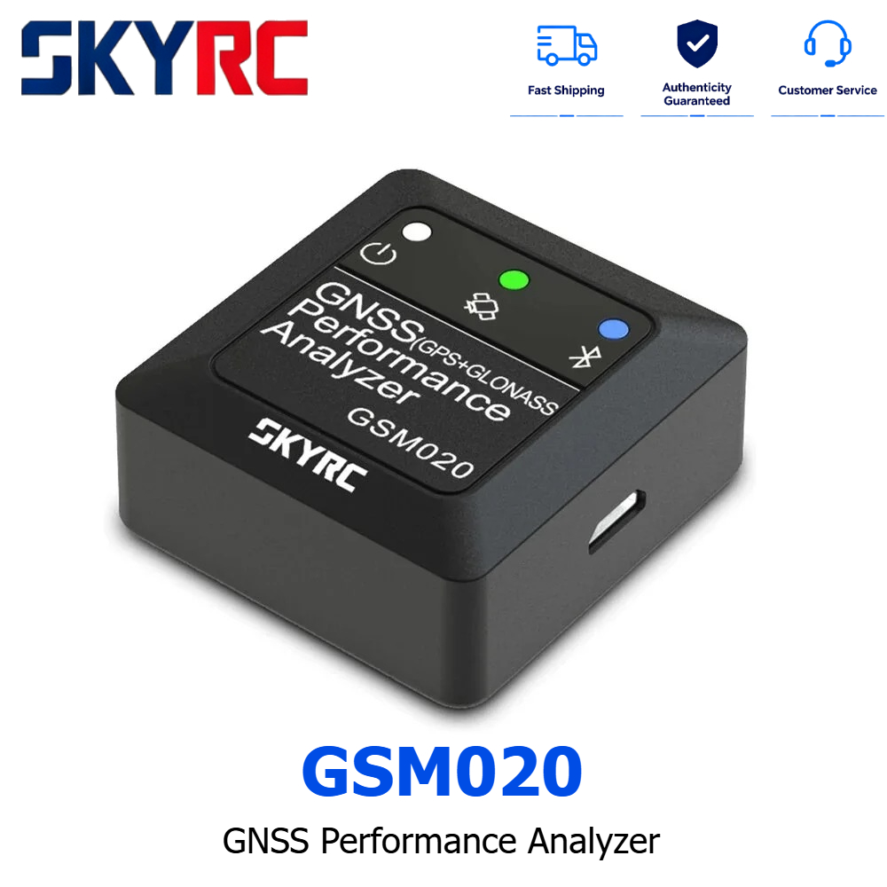 Energy Monitor Meter - SKYRC GSM020 GNSS性能分析器。Bluetoothアプリ対応、GPS速度計。RCドローン、FPVカー、ヘリコプターなどのモデルに。