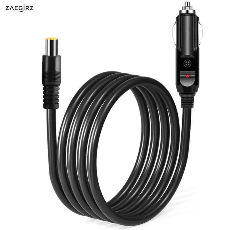 Energy Monitor Meter - Bluetti AC180/B80/EB3A/EB70/AC60およびAnker 521ポータブル電源に対応する、1.5メートルのDC7909（DC8mm）-シガーソケットケーブル。