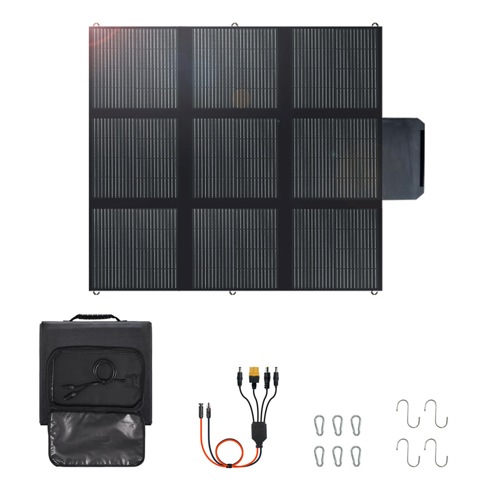 Solar Panel - 300W 12V モノラルポータブルバッテリー充電ソーラーパネル キャンプ用折りたたみ式ソーラーパネル RVオフグリッド生活用
