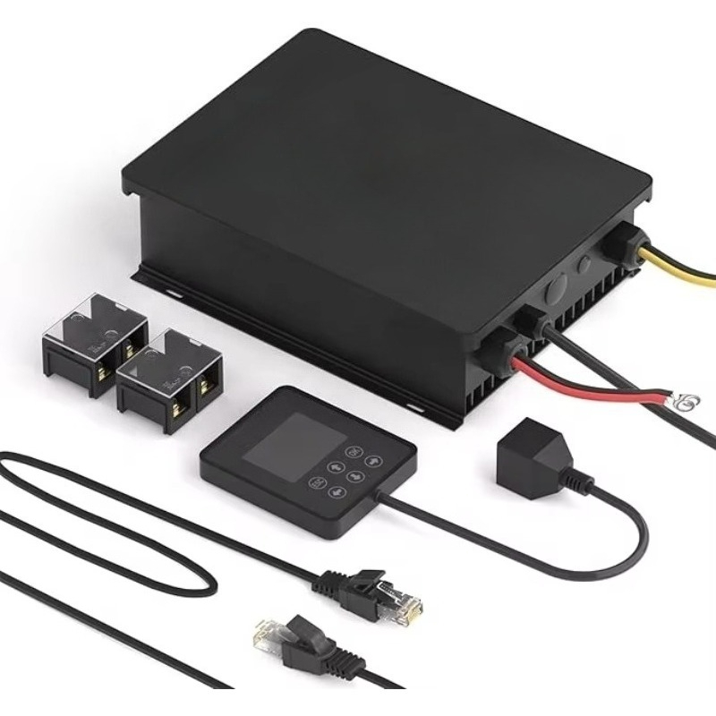 Charge Controller Solar - 2700W ソーラーチャージコントローラー 12/24/36/48V 99% LCDディスプレイ 50A/60A