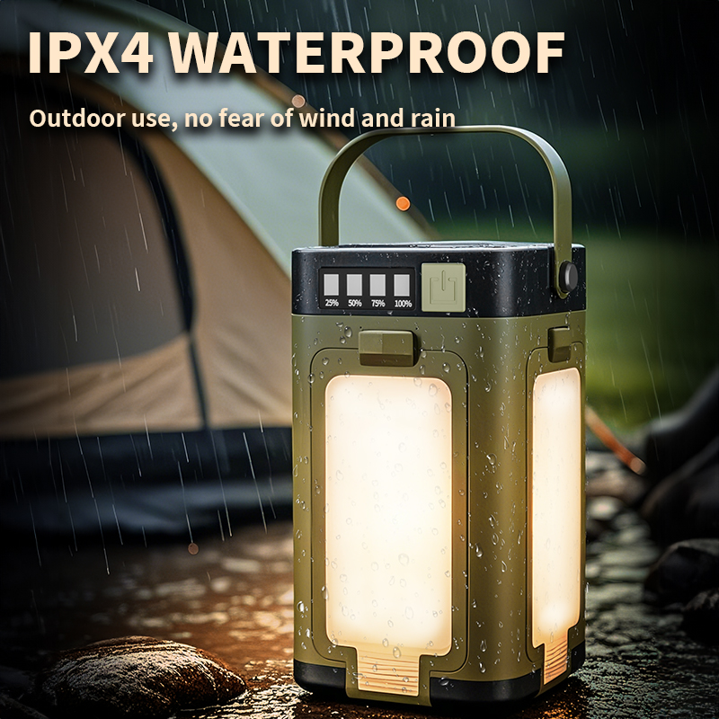 ソーラー充電式折りたたみ式2000mAhパワーバンク付き屋外 - Solar Lamp のレビューと価格