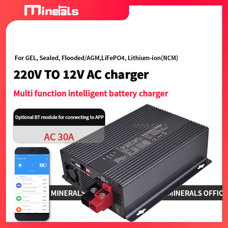 スマートバッテリー充電器 AC-DC 12V 30A LiP - Lithium Battery 12V のレビューと価格