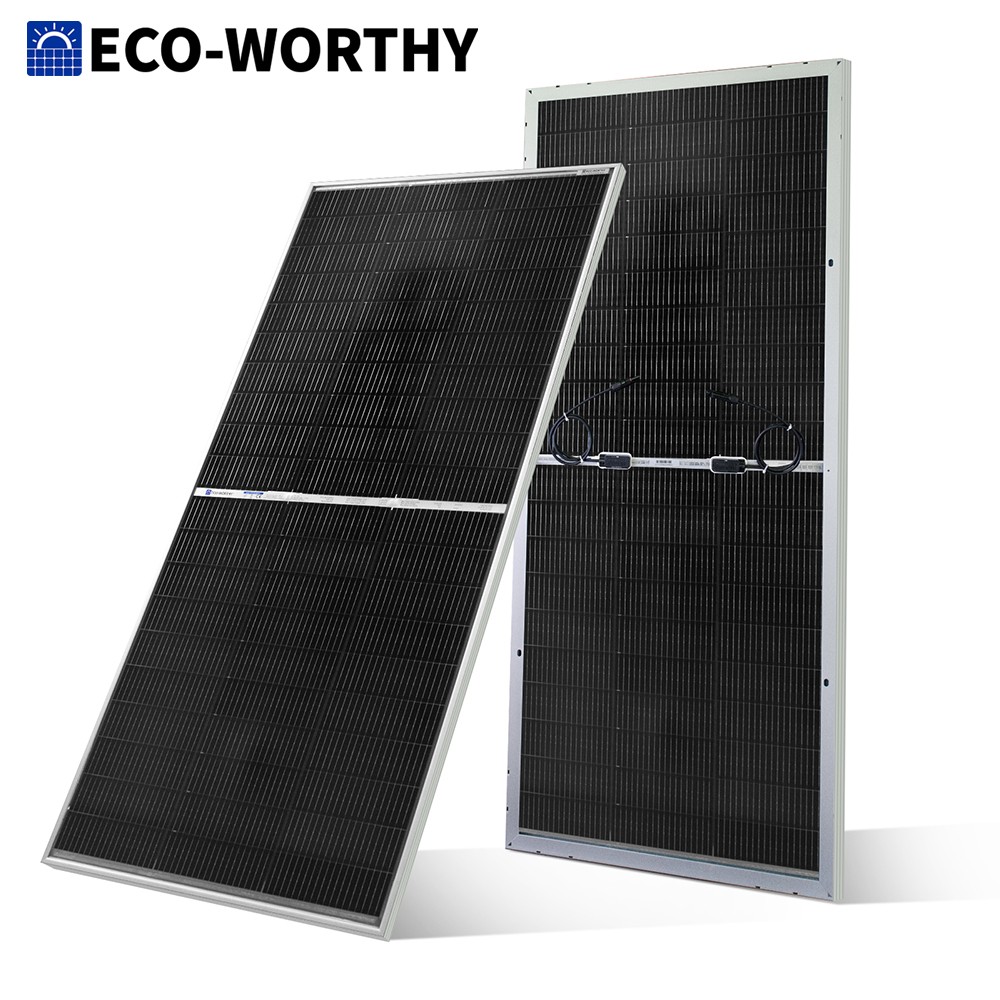 ECO-WORTHY 195W N型18BB両面発電ソーラー - Solar Panel 200W のレビューと価格
