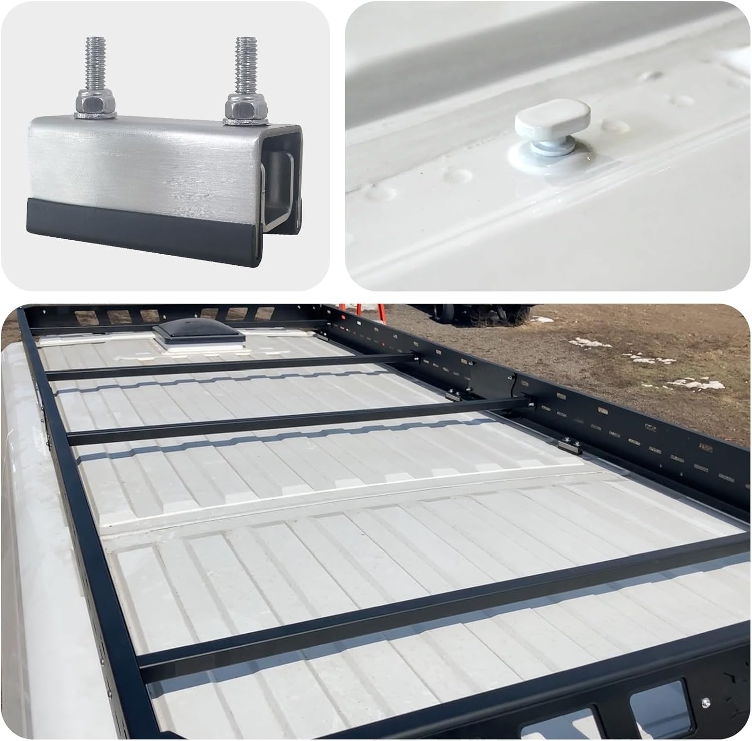 4パック キャンピングカー モーターホーム ルーフレール取り - Solar Panel のレビューと価格