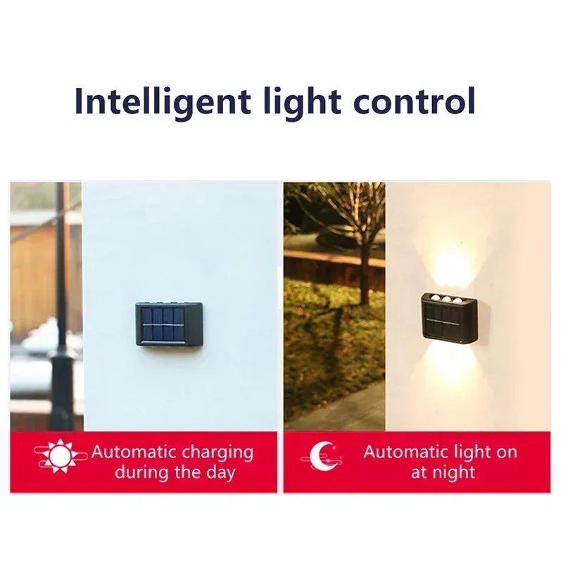 COB ソーラーウォールランプ屋外防水ソーラーライト上下凸レ - Solar Lamp のレビューと価格
