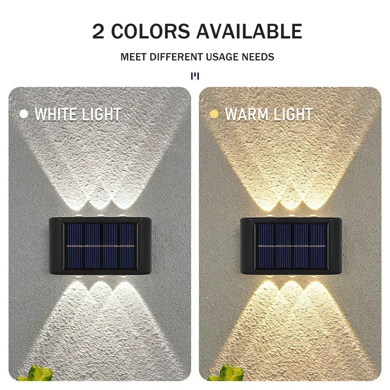 COB ソーラーウォールランプ屋外防水ソーラーライト上下凸レ - Solar Lamp のレビューと価格