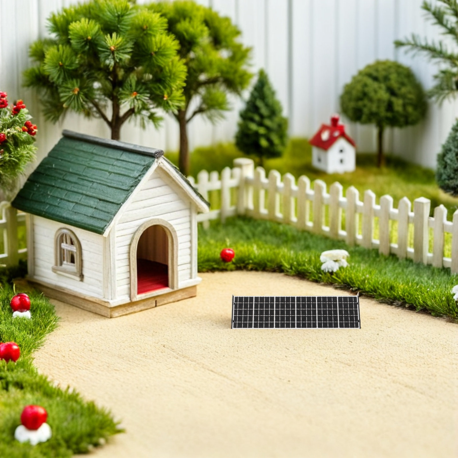 1:87スケールのミニチュア太陽光パネル。リアルな砂場模型、 - Solar Panel のレビューと価格