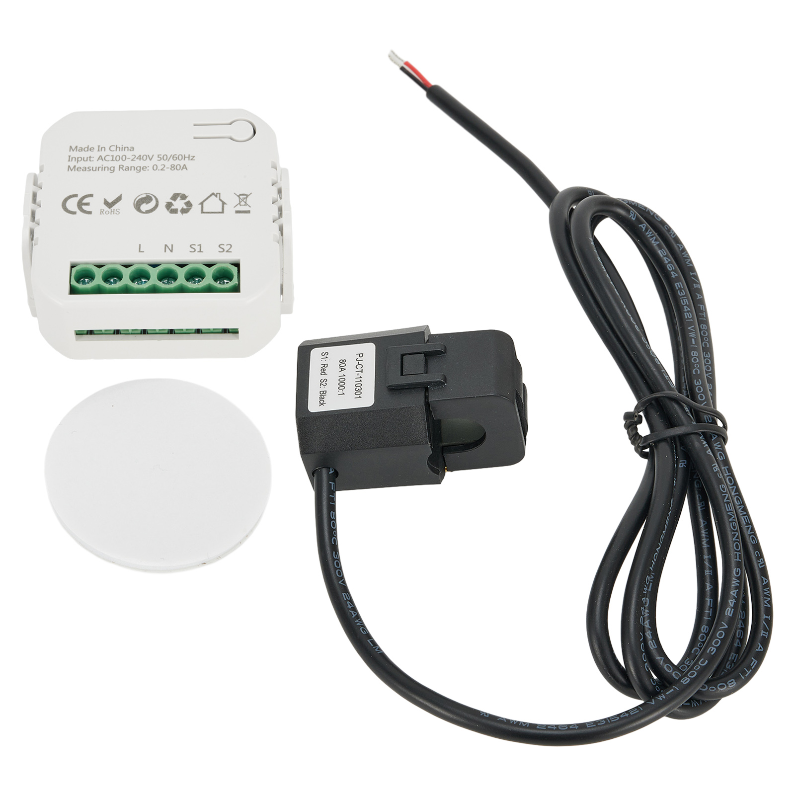 Tuyaスマートライフ対応 WIFI電力メーター 80A ク - Energy Monitor Meter のレビューと価格