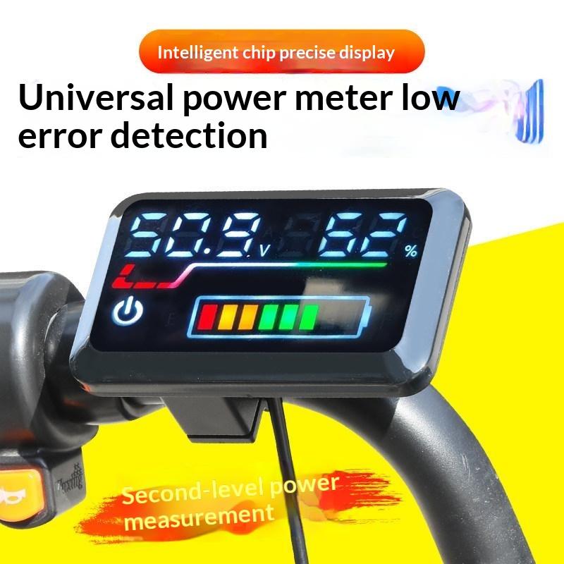 1個入り精密電圧計 デジタルバッテリー残量表示器 48V-7 - Energy Monitor Meter のレビューと価格