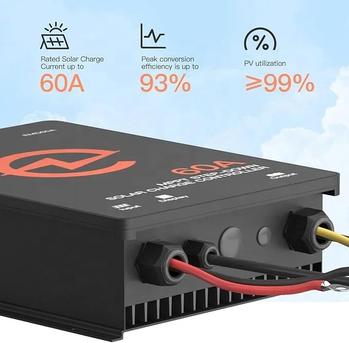 CE認証取得済み ELEJOY EMD60A 2700W 可 - Charge Controller Solar のレビューと価格