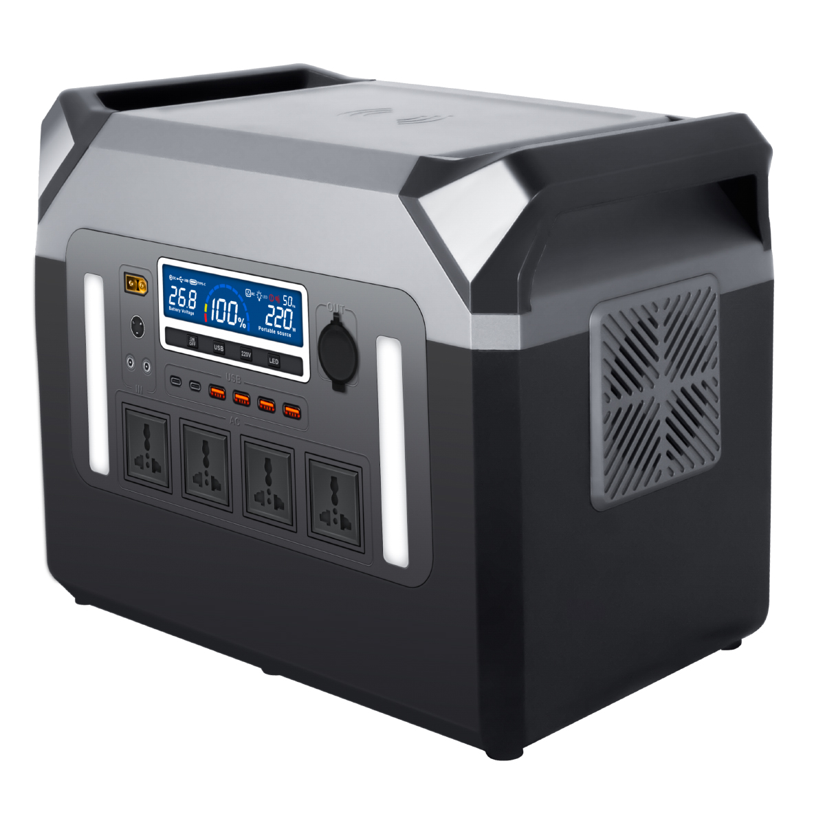 3000Wポータブル電源 ソーラー発電機 リチウムイオンバッ - Solar Generator のレビューと価格
