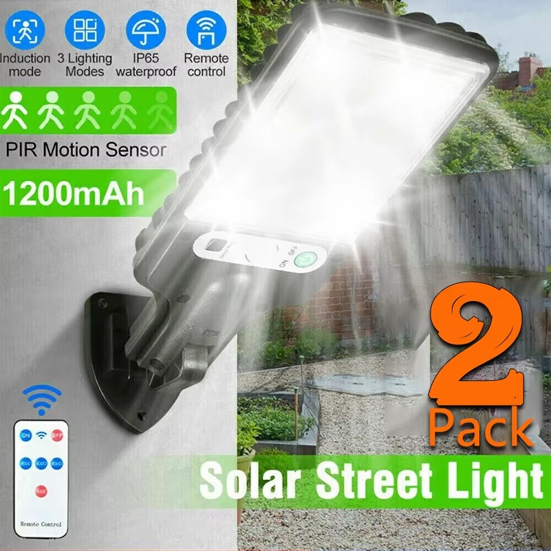 屋外ソーラーガーデンライト 人感センサー搭載 3モード テラ - Solar Lamp のレビューと価格