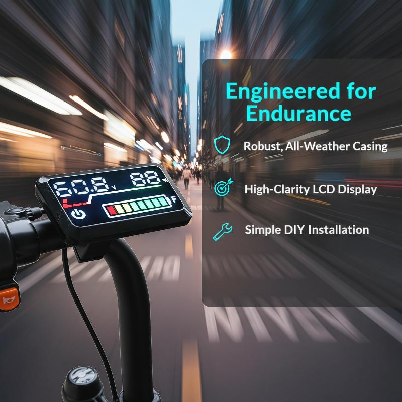 高精度電圧計、デジタルバッテリー残量表示器、48V-72V対 - Energy Monitor Meter のレビューと価格
