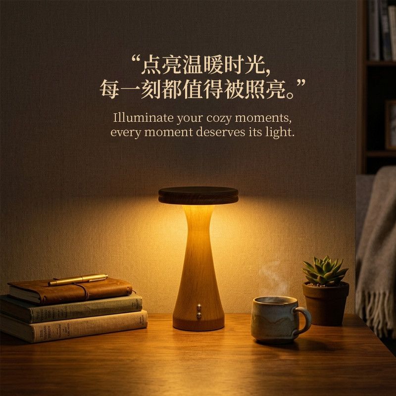 寝室用、ベッドサイドに置く装飾的なデスクランプ、充電機能付き - Solar Lamp のレビューと価格