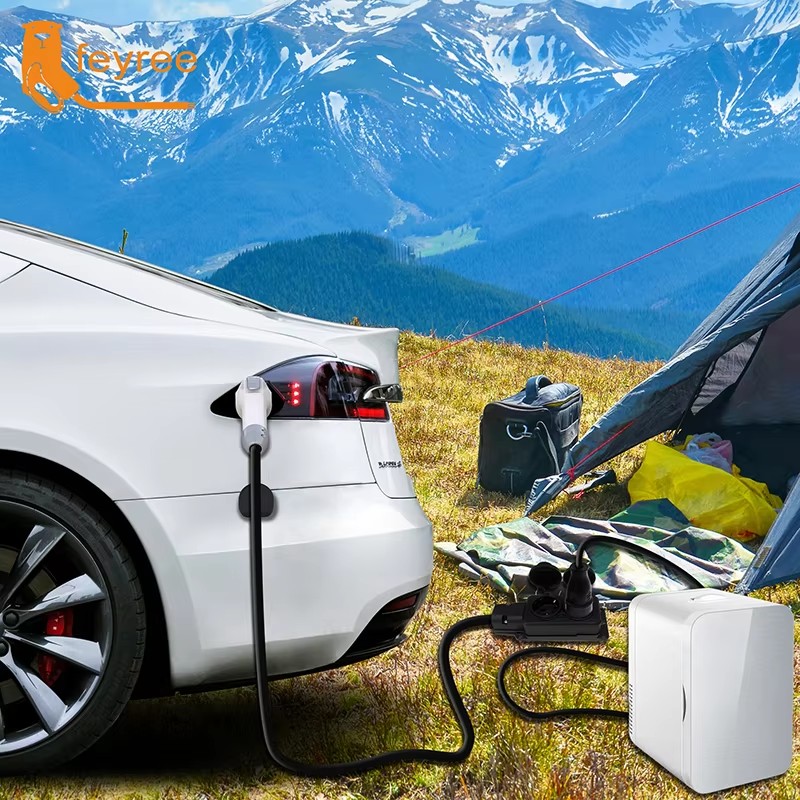 Feyree V2Lケーブル放電プラグEV充電器GBTソケッ - Outdoor Power Station のレビューと価格